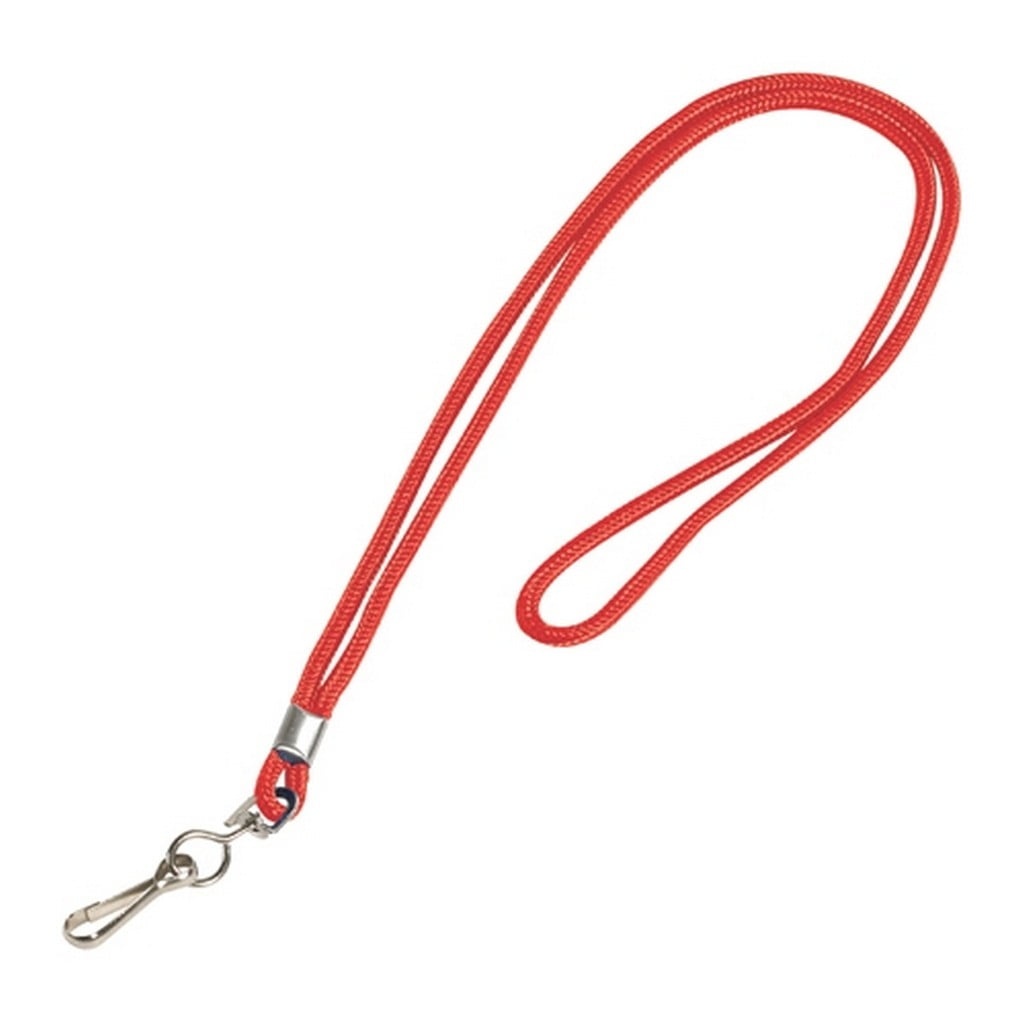 Lanyard With Hook, Red 36" (24 Per/Case)