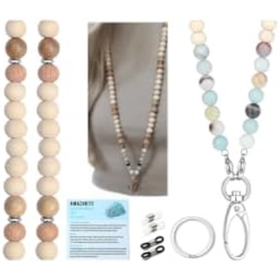 Lanyards for Id Badges for Women Cute Teacher Lanyard Cruise Lanyard for Ship Cards Beaded Teacher Lanyards for Id Badges and Keys Neck Lanyard Beaded Keychain Lanyard Personalized String