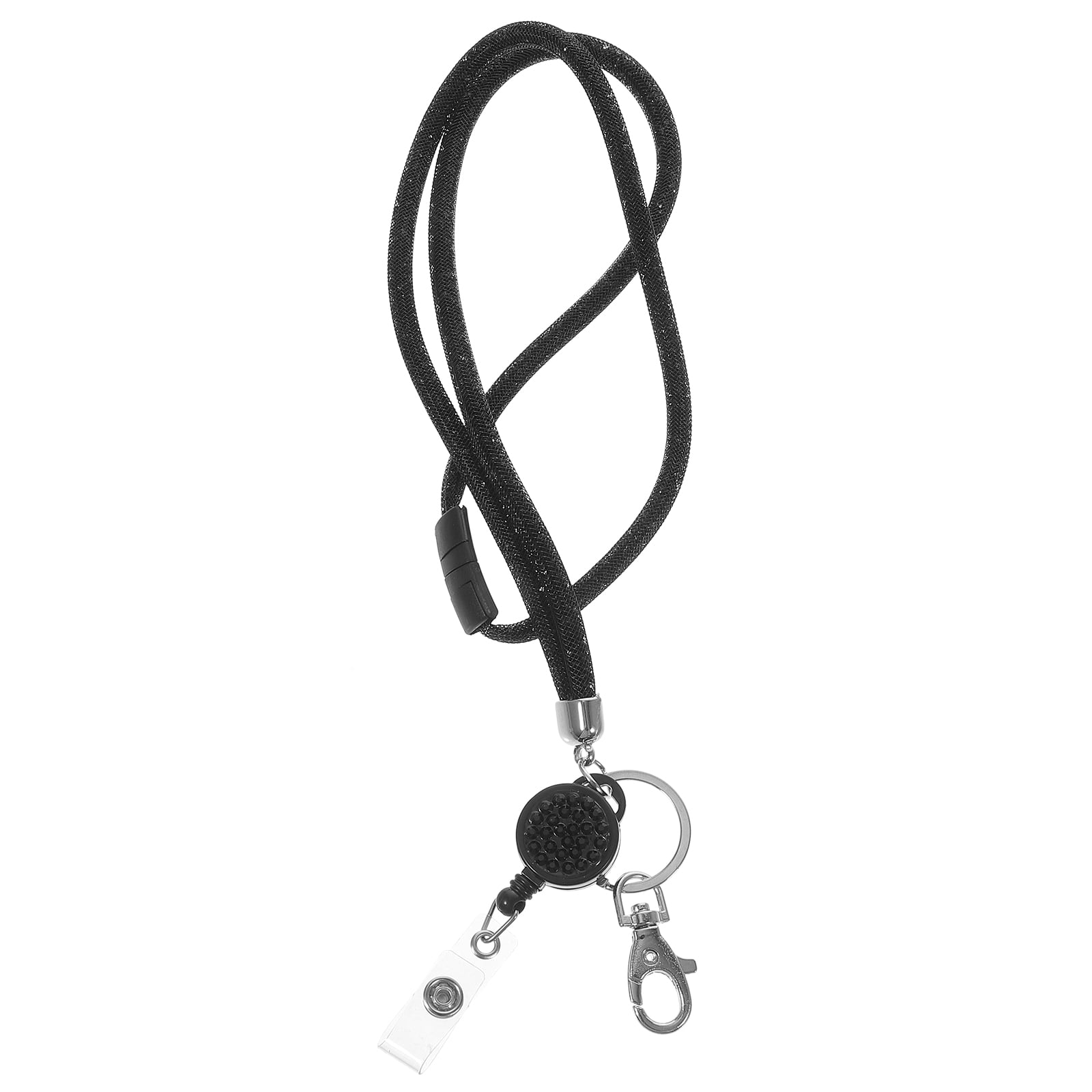 Lanyards for Id Badges Classic Hanging Ropes Men Miss Man Black ...