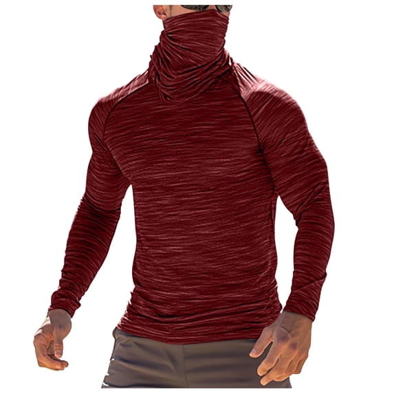 Lanyiu Fishing Shirt for Men UPF 50 + Shirts with Face Mask Quick Dry Moisture Wicking Sun Protection Shirts