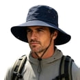 thumbnail image 1 of Lanyiu Men Wide Brim Breathable Bucket Hat Packable Boonie Hat Outdoor Fishing Hiking Sun Cap, 1 of 6