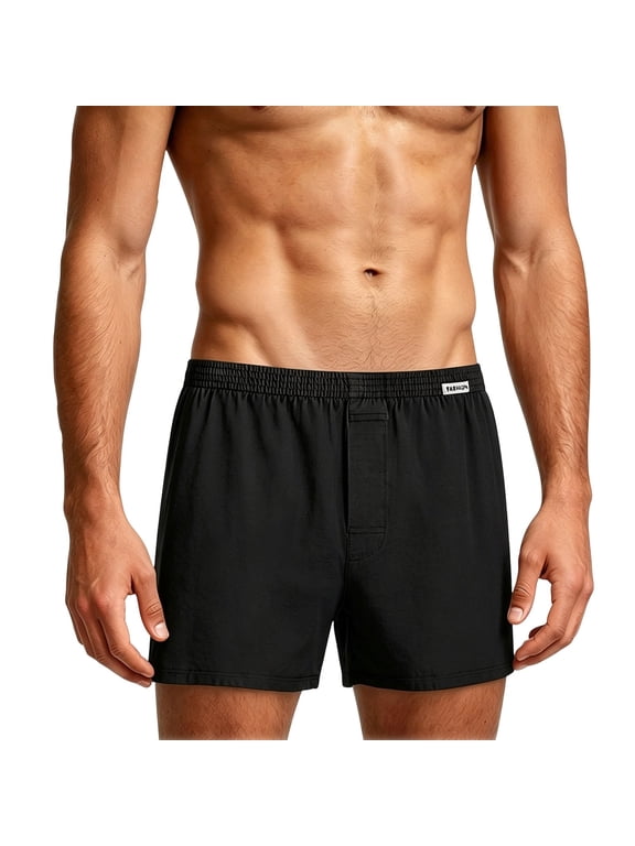 Men's Big & Tall Boxers Shorts Stretch Breathable Underwear Trunks Loose Cool Moisture Wicking Underwear