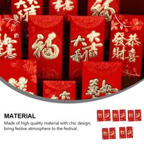 Lanytaeo 20pcs Traditional New Year Red Envelopes Red Envelopes Festival Gift (Red)