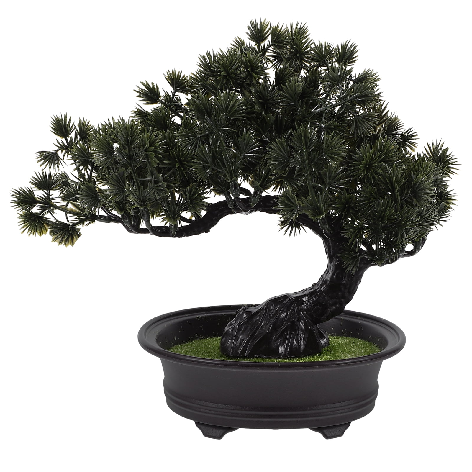 Lanytaeo Artificial Potted Plants Bonsai Tree Faux Plants Zen Garden Lifelike Welcome Tree Miniature Indoor Decor for Home Table Office Desk