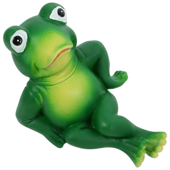 Lanytaeo Cute Frog Statue Frog Garden Decor Outdoor Frog Statue For Garden Resin Frog Statue Garden Figurine Outdoor Decor Frog Figurine