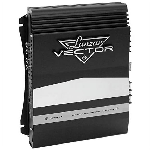 Lanzar Car Stereo Amplifier 36W High Power 2-Channel Audio Sound Auto Small Speaker Amp Box