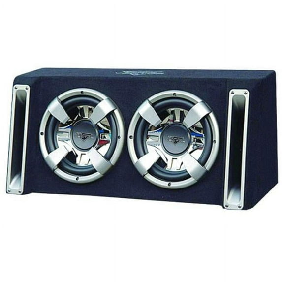Lanzar Dual Bass Box 2400w 12in Slim - VCHB212