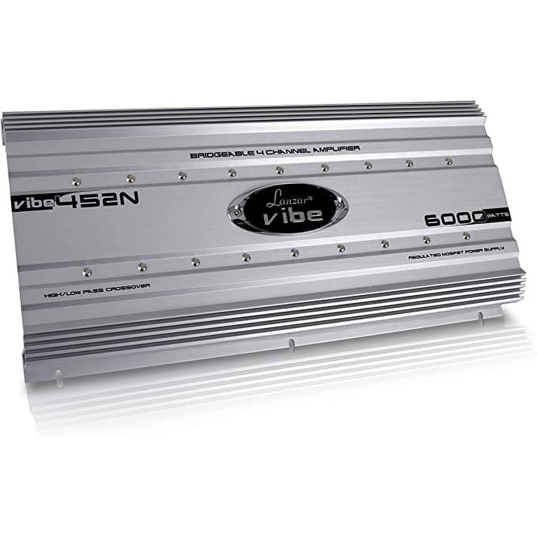 Lanzar KENWOOD カーオーディオ用パワーアンプ Vibe 215 Lanzar Premium Amplifier Car Audio, Car Stereo Amplifier, 6,000
