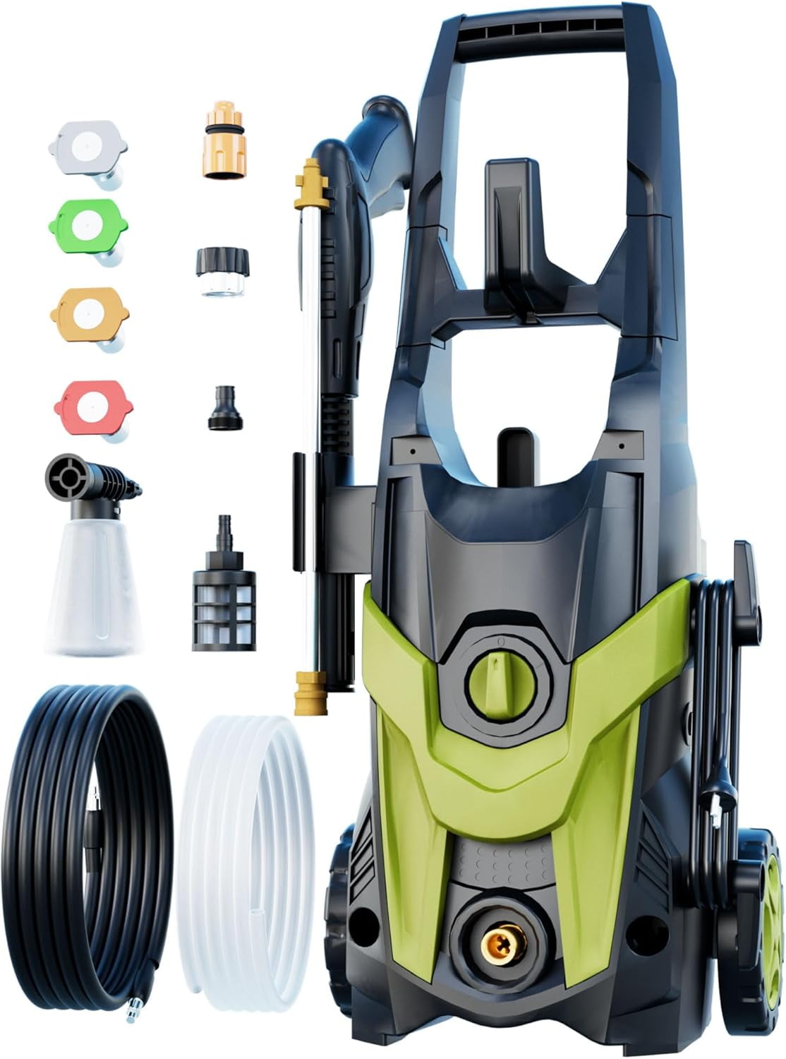 Lanzche Electric Pressure Washer, Power Washer 4100 PSI with 4 Nozzles