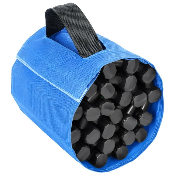 Lanzxjv 2Pcs Car Tire Traction Mat with Portable Handle Bag, Heavy Duty Off Road Vehicle Tire Recovery Traction Pad, SUV Truck Van Emergency Tire Traction Sand Snow Rubber Ladder