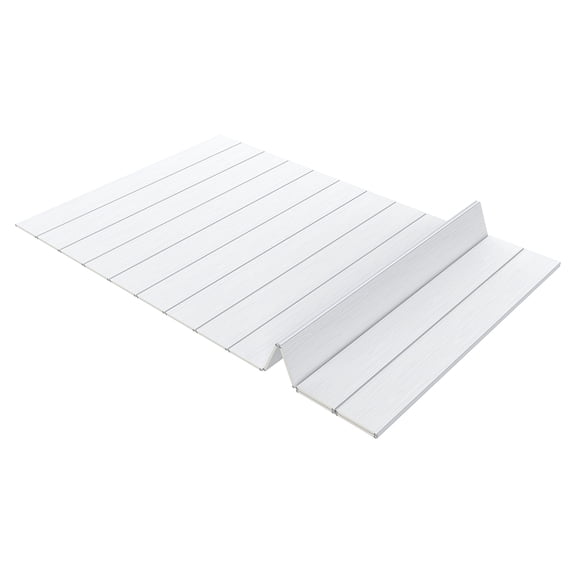 Lanzxjv Foldable Bathtub Cover, Waterproof Anti-dust PVC Shutter Bath Lid, Bath Insulation Cover Bathtub Tray Fit Most Tubs for Relaxation, Supports Tablet, Wine Glass, Cellphone And More