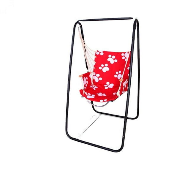 Lanzxjv Hammock Chair with Stand, Swing Chair with Stand, Heavy-Duty Hammock with Stand Included, Swing Stand for Indoor Outdoor Patio Yard, Bearing 440lbs