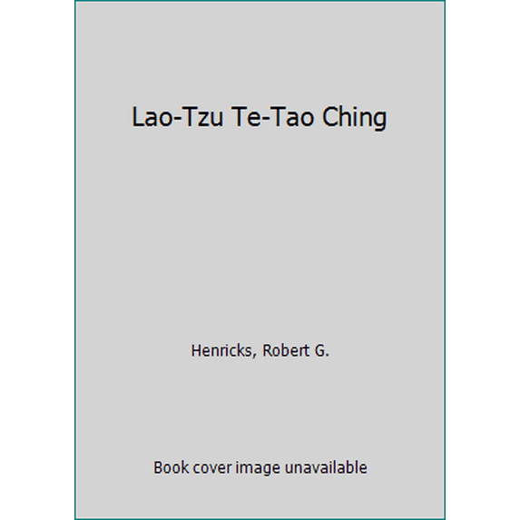 Pre-Owned Lao-Tzu Te-Tao Ching (Paperback) 0712646450 9780712646451