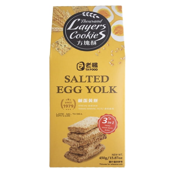 T.K FOOD Thousand Layers Cookies Salted Egg Yolk 15.87 oz
