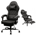 thumbnail image 1 of LaoGeoRon Gaming Chair with Footrest, Comfortable Ergonomic PC Gaming Chair with Headrest and Lumbar Support, High Back, Widen Seat, Adjustable Armrests, 1 of 10