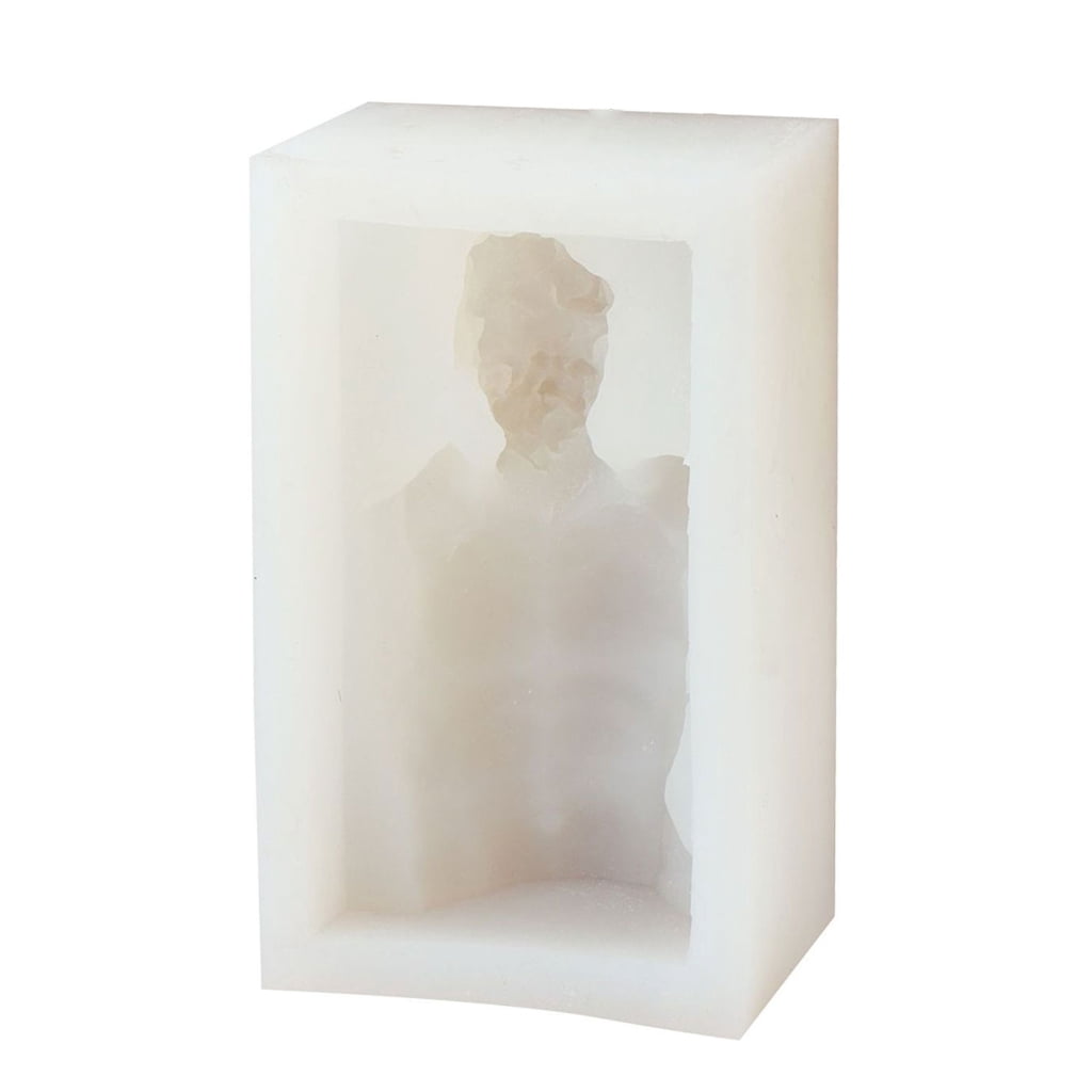Laocoon Statue Candle Silicone Mold, Sculpture Candle Mold for Candle Resin Craft Gypsum Ornament Home Decorations