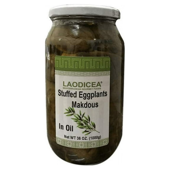 Laodicea Stuffed Eggplants Makdous in Oil
