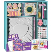 2-Pack Mega DIY Journal Kit – Art & Craft Set for Tweens – Cool Birthday Gift Ideas for Girls Ages 8-12 – Scrapbook & Diary Kit