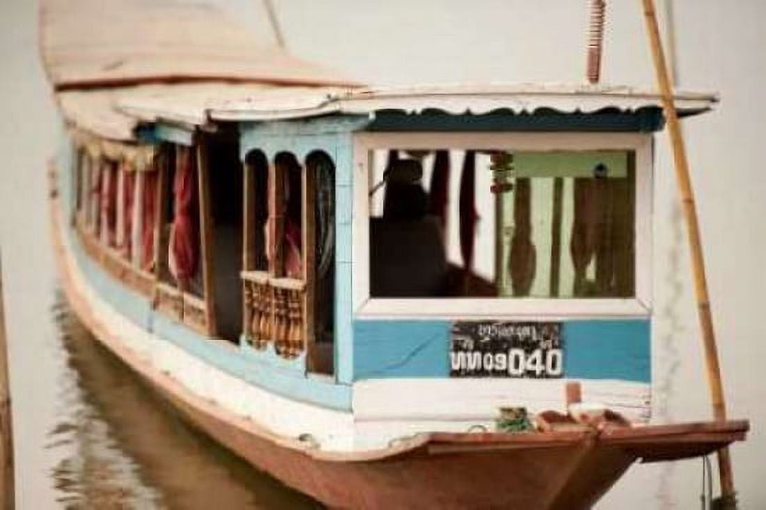 Laos Riverboat Canvas Art - Erin Berzel (24 x 36)