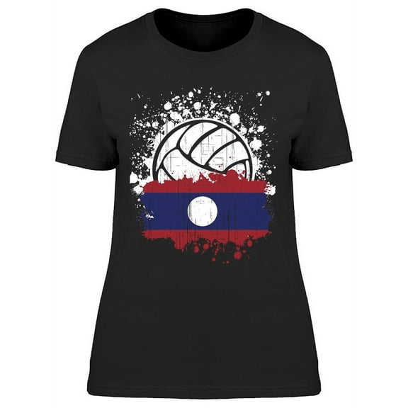Laos Volleyball Team T-Shirt Women -Image by Shutterstock Women T-Shirt, Female Medium