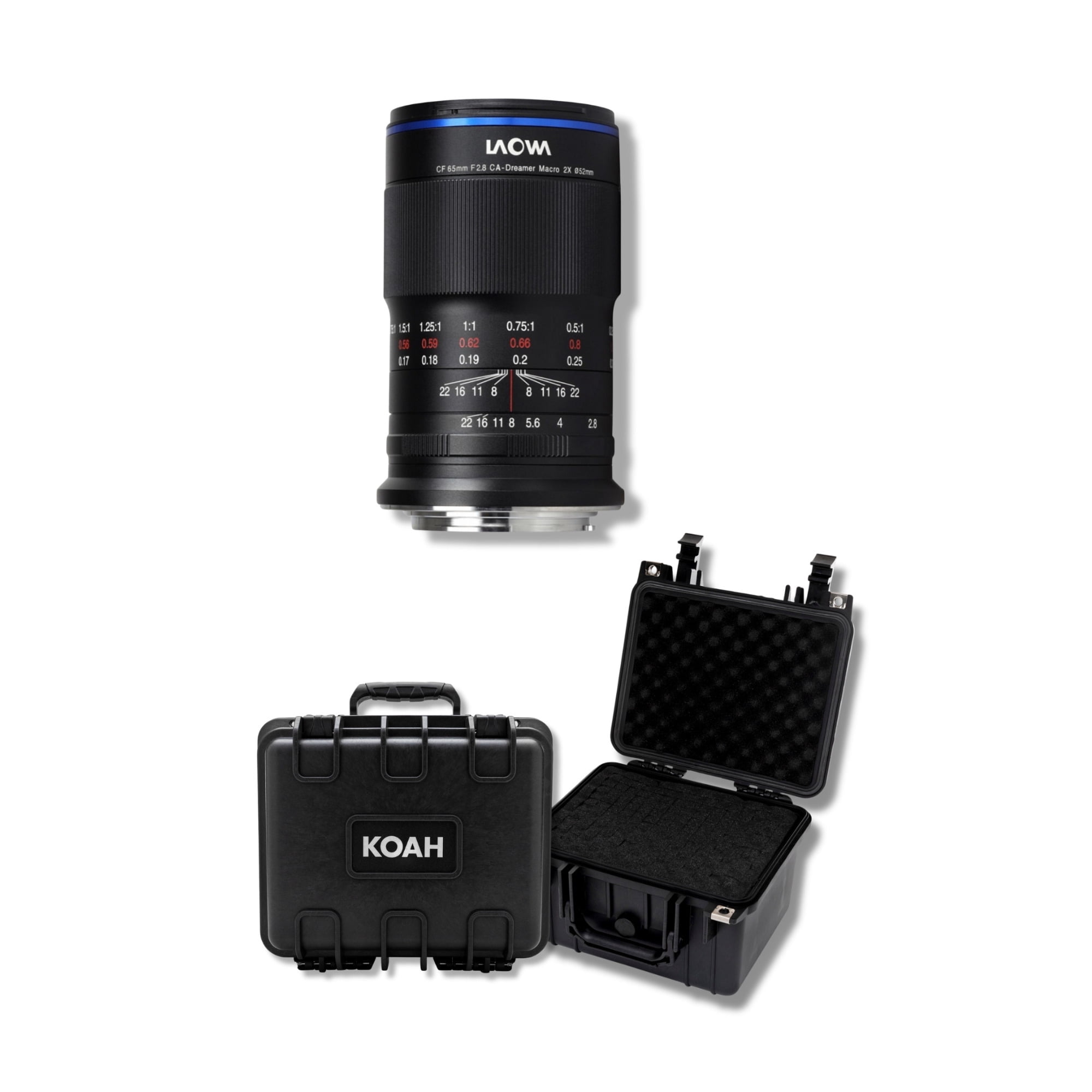 Laowa 65mm f/2.8 2x Ultra Macro APO Lens for Fuji X Bundle with