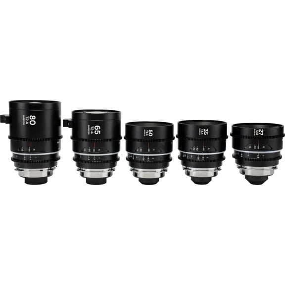 Laowa Nanomorph S35 Anaomorphic Prime 5-Lens Bundle (ARRI PL Canon EF, Silver Flare)
