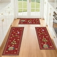 thumbnail image 1 of Laoyebaoho Christmas Kitchen Rugs Sets of 3, Kitchen Mats ,Bohemian Machine Washable Rugs Mats, 1 of 7