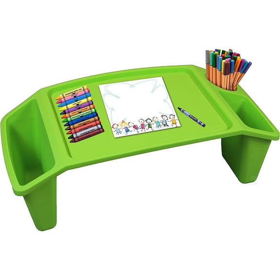 Lap Desk Tray, Portable Activity Table, Green, Set of 12