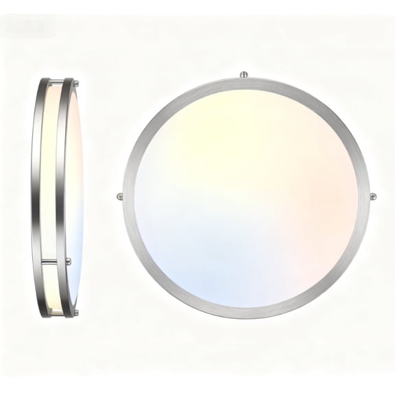 LapEasy 13 inch Flush Mount LED Ceiling Light Fixture, Vintage Round Bronze Lighting Fixtures for Bedroom Bathroom Closet Kitchen LED Fixture 2700K/3000K/4000K/5000K/6500K Adjustable