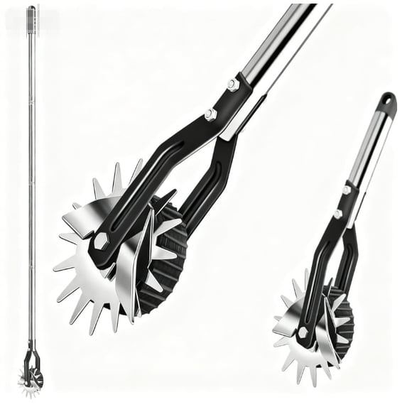 LapEasy Wheel Rotary Edger Lawn Tool, Sidewalk Manual Lawn Edger with ...