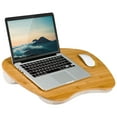 thumbnail image 1 of LapGear Bamboo Lap Desk for up to 17.3" Laptops, Multiple Colors, 1 of 6