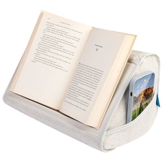 LapGear Book Pillow, Almond