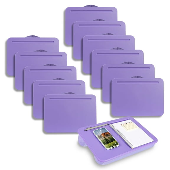 LapGear Compact Lap Desk, 12-Pack, Purple Amethyst