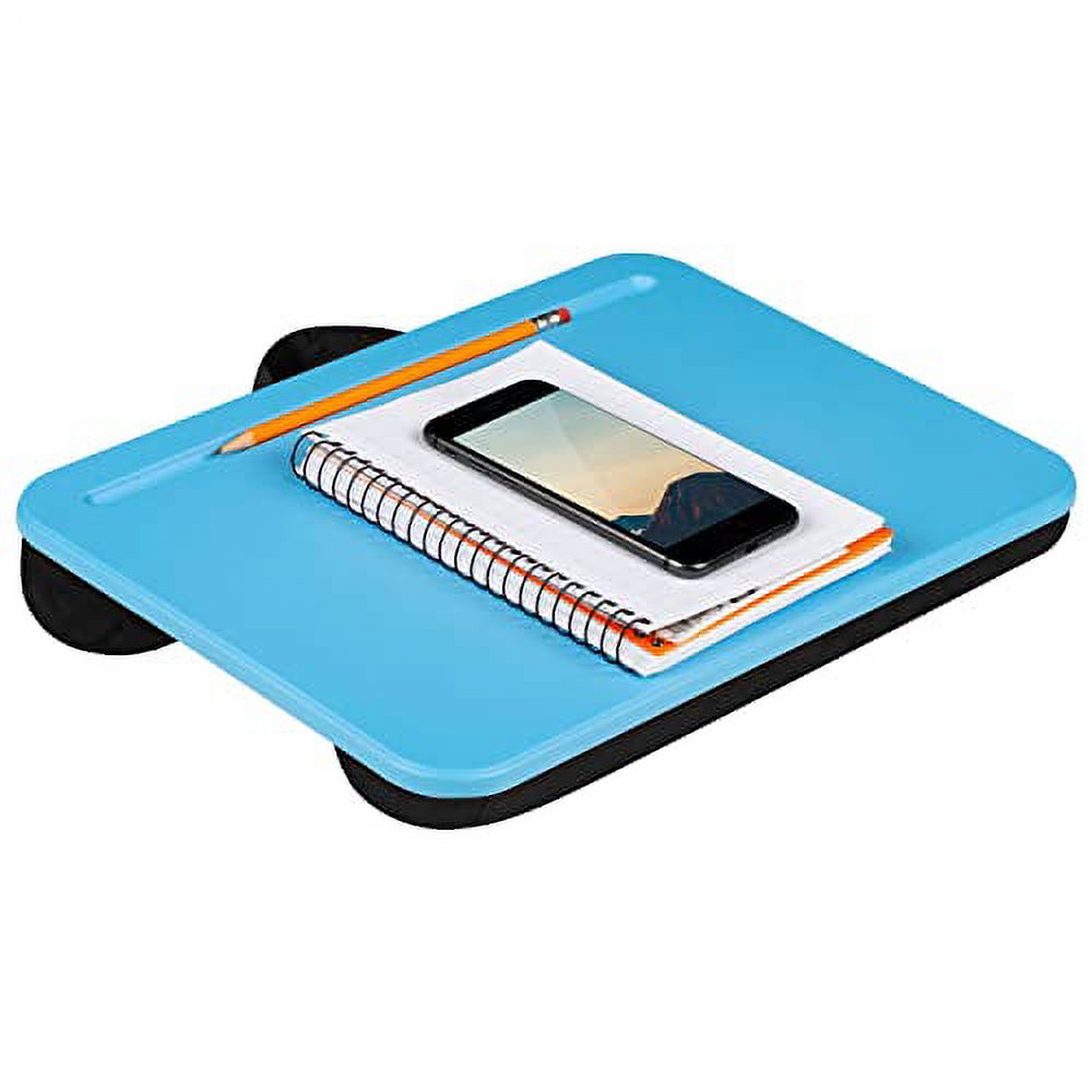 LapGear Compact Lap Desk Alaskan Blue Fits Up to 13.3 Inch Laptops