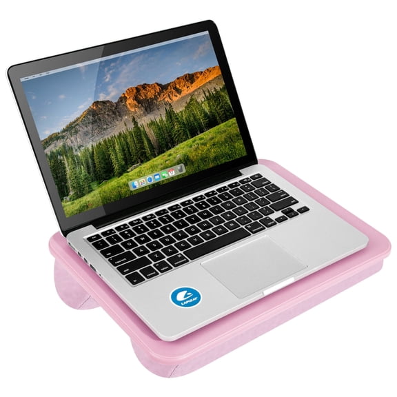 LapGear Compact Lap Desk with Handle, Rose Quartz