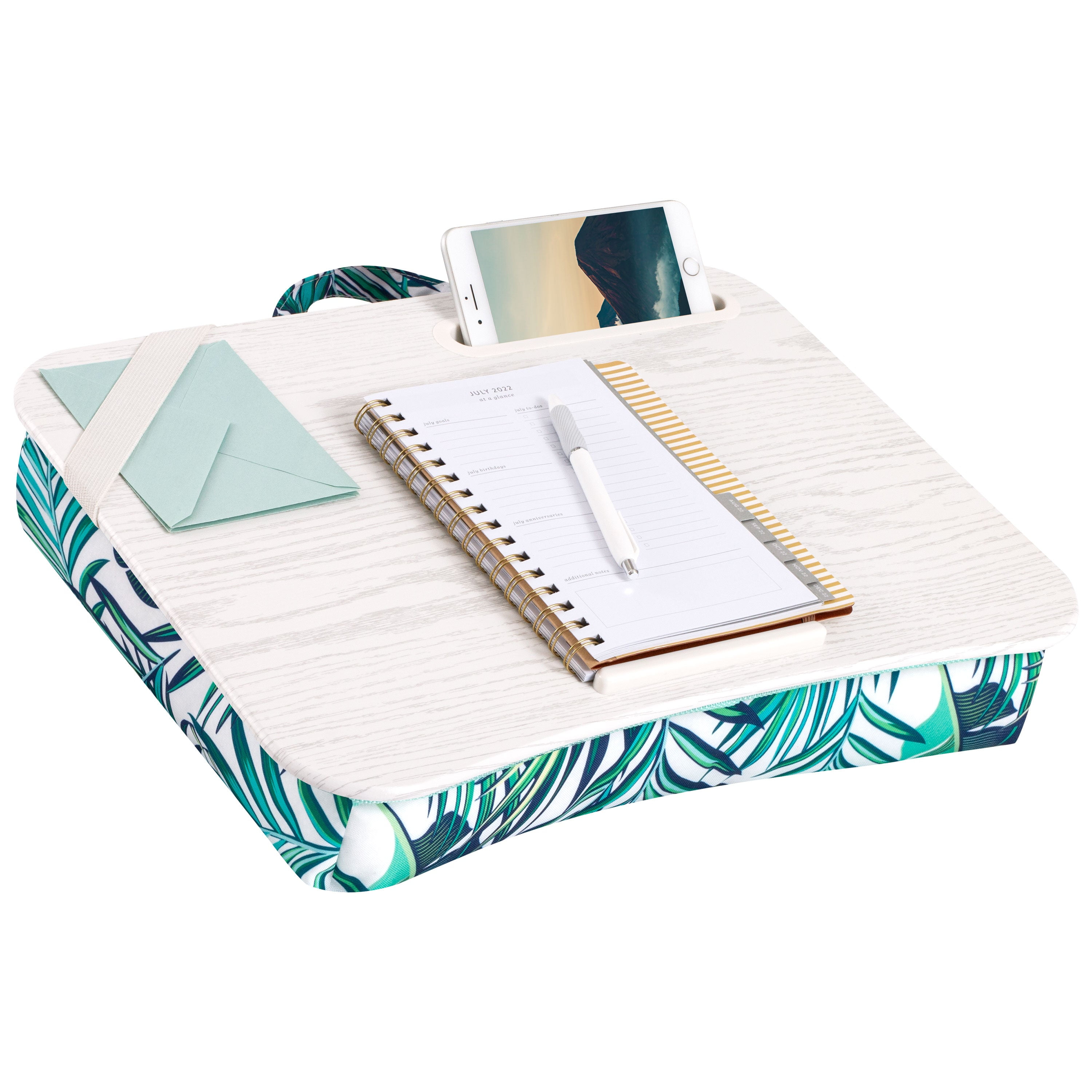 LapGear Designer Lap Desk with Phone Slot, 17.75" x 13.75", Multiple