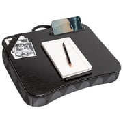 LapGear Designer Lap Desk with Phone Holder, Fits 15.6" Laptop, Argyle, Comfortable Cushion