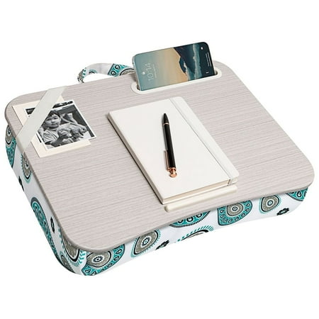 LapGear Designer Lap Desk w/ Phone Holder, Fits 15.6" Laptop, Medallion