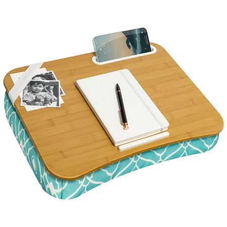 LapGear - Designer Lap Desk for 15.6" Laptop - Aqua Trellis