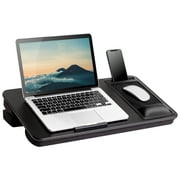 LapGear Elevation Pro Lap Desk with Gel Wrist Rest and Adjustable Cushion, Multiple Styles