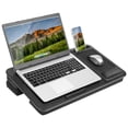 thumbnail image 1 of LapGear Elevation Pro Lap Desk with Wrist Rest and Adjustable Cushion, Black Carbon, 1 of 7