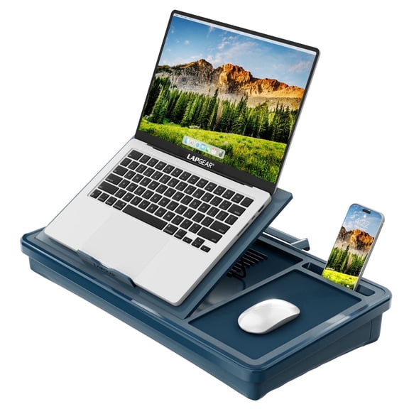 LapGear Ergonomic Pro 2.0 Lap Desk, Denim Blue