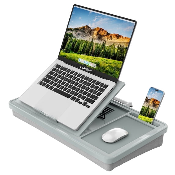 LapGear Ergonomic Pro Lap Desk, Gray