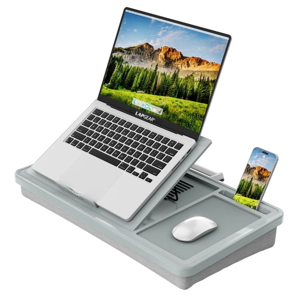 LapGear Ergonomic Pro Lap Desk, Gray