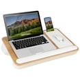 thumbnail image 1 of LapGear Home Office Pro Lap Desk, White Oak Woodgrain, 1 of 7