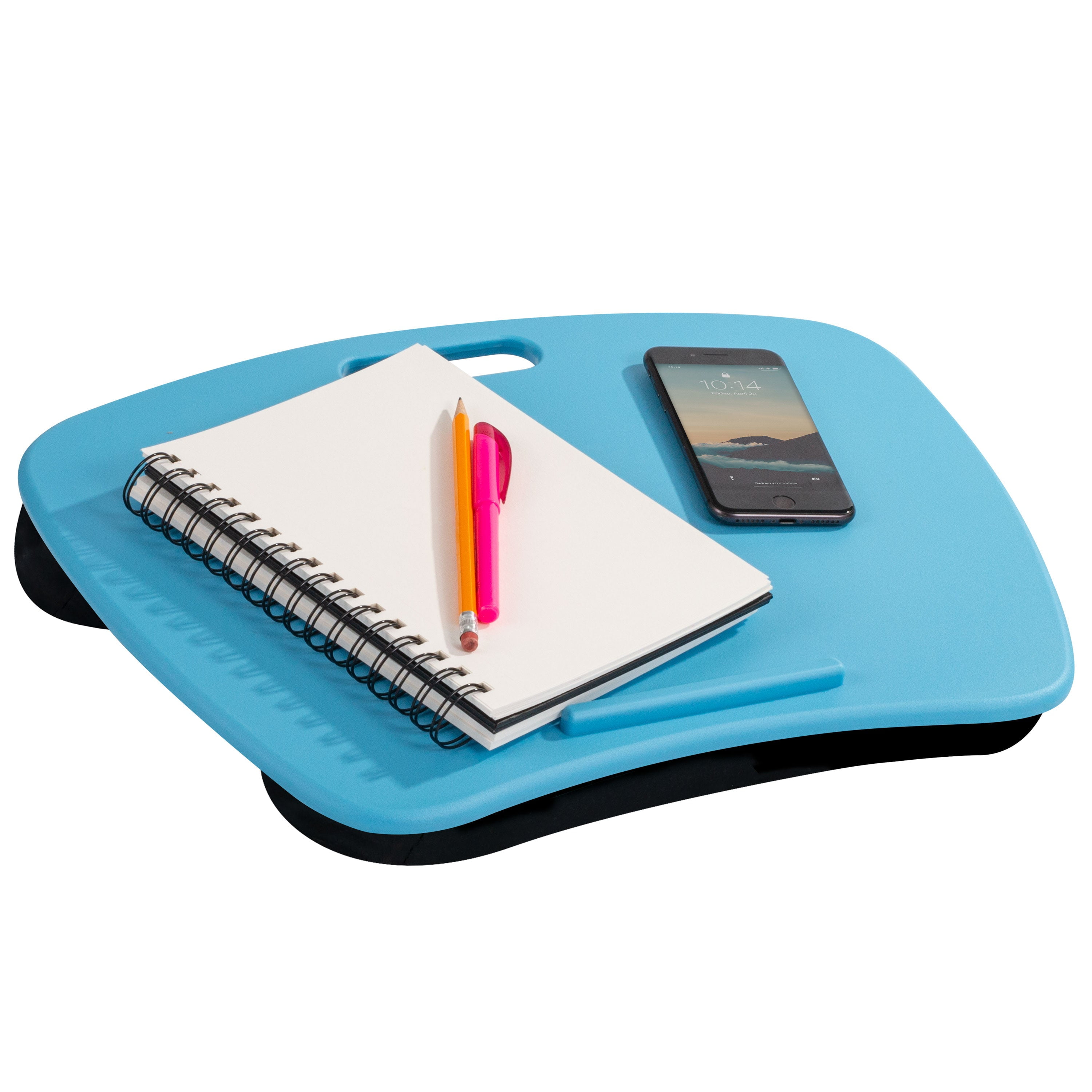 LapGear Lap Desk, Device Ledge and Pillow, 17" x 13", Multiple Colors