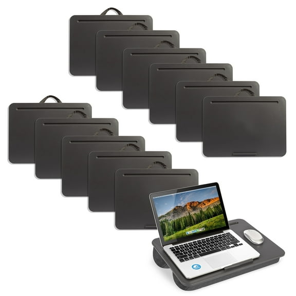 LapGear Original Lap Desk, 12-Pack, Charcoal