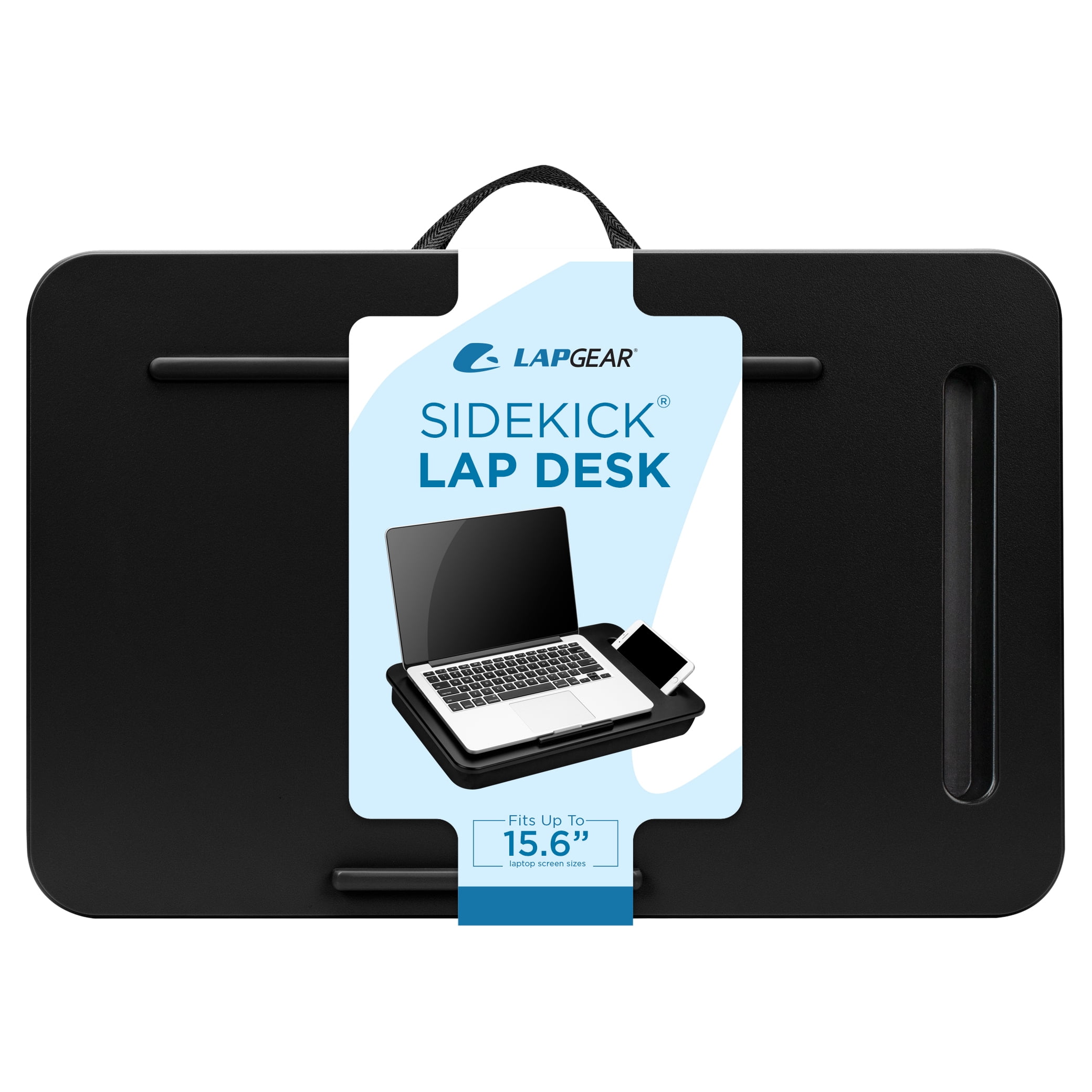 LapGear Sidekick Lap Desk for up to 15.6 Laptops, Black 