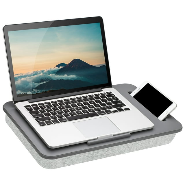 LapGear Sidekick Lap Desk for up to 15.6" Laptops, Gray