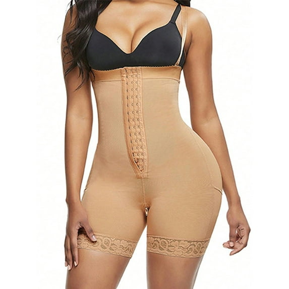 LapaPlus Womens Plus Size Shapewear, Tummy Control Bodysuit, Waist Shaper Comfortable Compression Fajas Corset Body Shaper